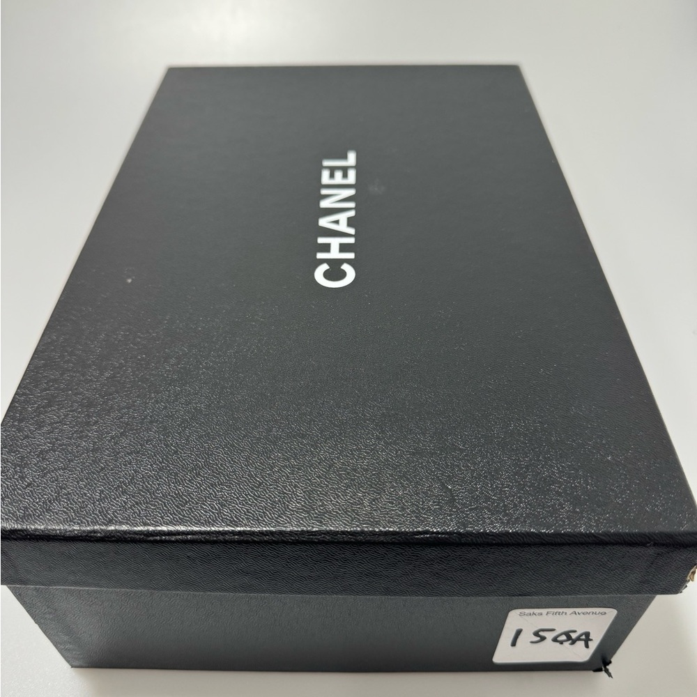 Chanel 23S G38864 Black Criss Cross Puffy CC Logo Slide Mule Women’s EU 35/US 5 - Picture 6 of 6